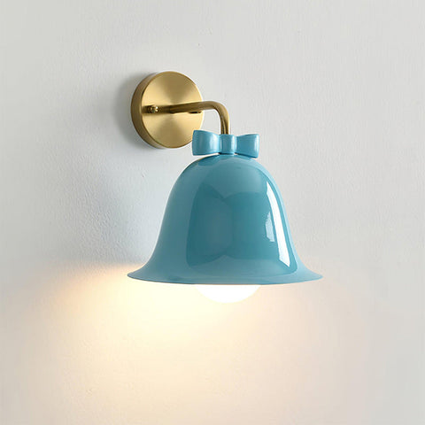 Bow-Shaped Mini Resin Wall Lamp for Bedroom or Hallway
