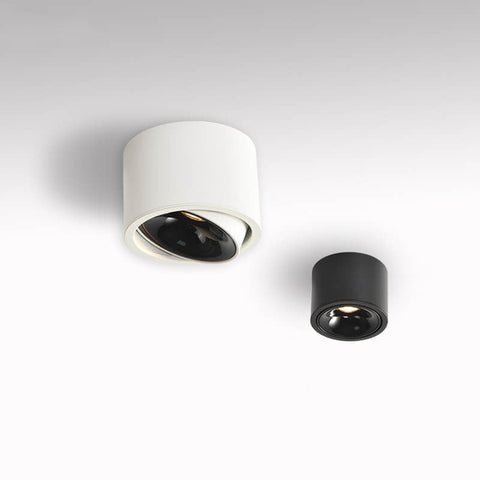 Adjustable Round LED Ceiling Spotlight with Focused Beam for Interiors