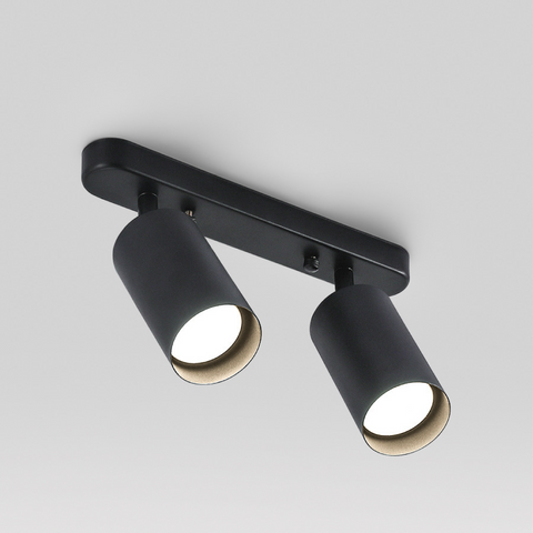 Adjustable Dual-Head Ceiling Spotlight for Kitchen and Task Lighting