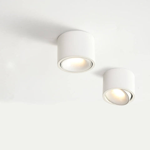 Adjustable Round LED Ceiling Spotlight with Focused Beam for Interiors