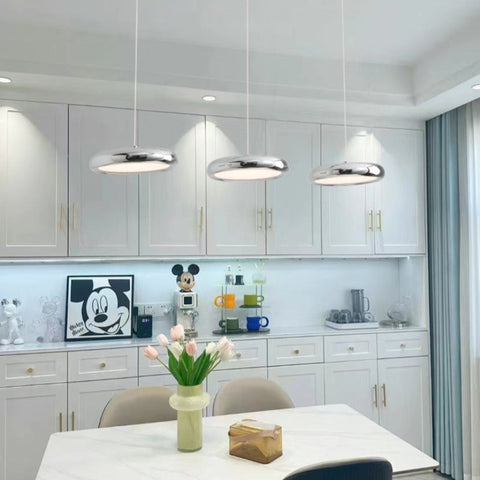Slim LED Pendant Light for Kitchen Island and Bedroom Task Lighting