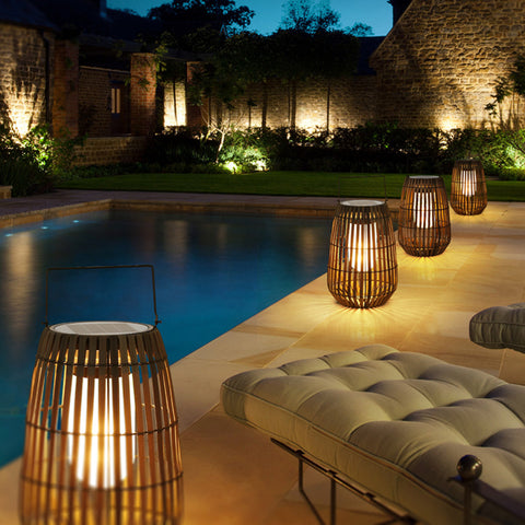 Wood Lantern-Style Light for Patios, Entryways, and Covered Spaces