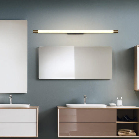 Slim Linear LED Vanity Wall Light with Aluminum Frame for Vanities