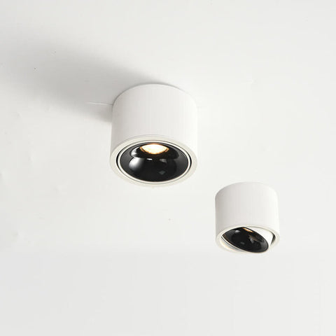 Adjustable Round LED Ceiling Spotlight with Focused Beam for Interiors