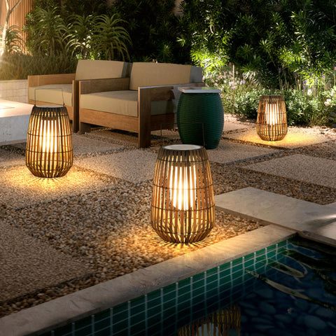 Wood Lantern-Style Light for Patios, Entryways, and Covered Spaces