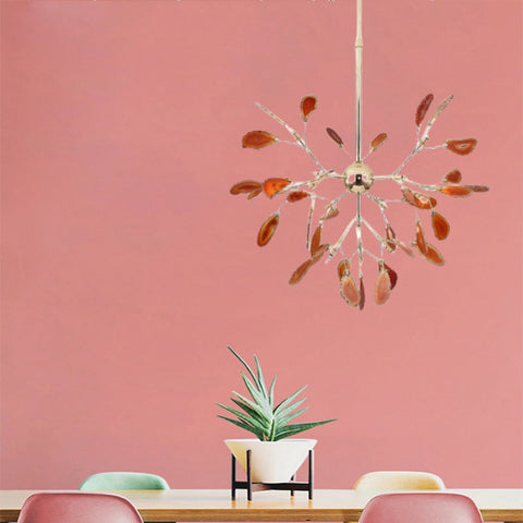 Branch-Style Glass Chandelier for Bedrooms and Living Room Lighting