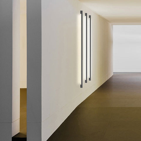 Slim Linear LED Wall Sconce for Bedrooms, Hallways, and Home Offices