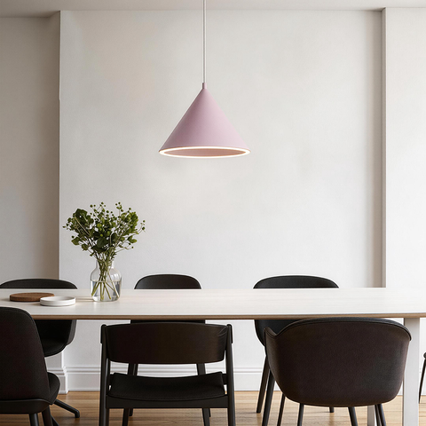 Minimalist Cone LED Pendant Light for Bedrooms and Modern Dining Areas