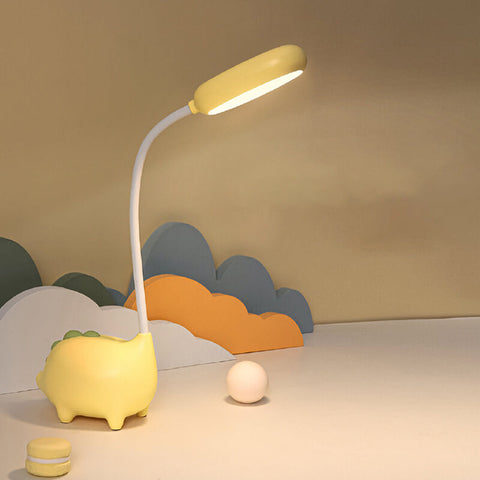 Modern LED Desk Lamp with Flexible Gooseneck for Reading and Study