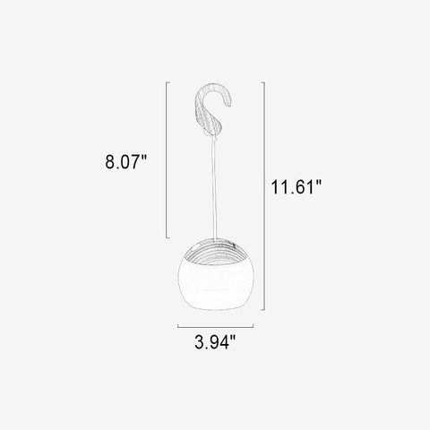 Portable Rechargeable LED Camping Lantern with Hanging Hook for Outdoor Adventures