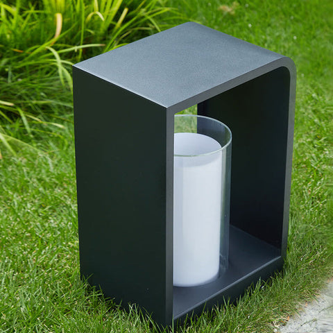 Solar Outdoor Lantern with Remote-Controlled Light for Patios and Gardens