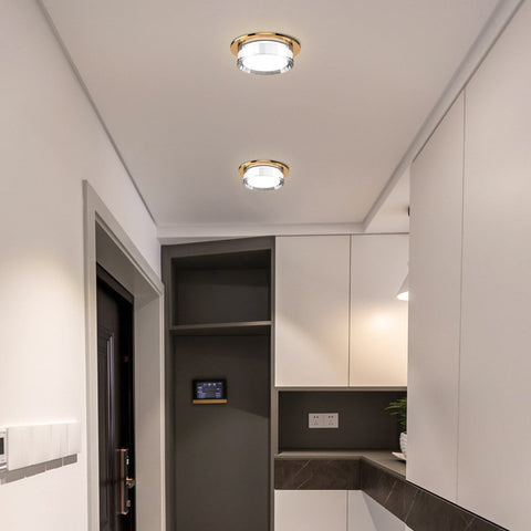 Mini Crystal LED Ceiling Light for Hallway or Entry