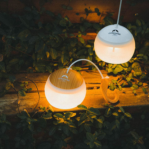 Portable Rechargeable LED Camping Lantern with Hanging Hook for Outdoor Adventures