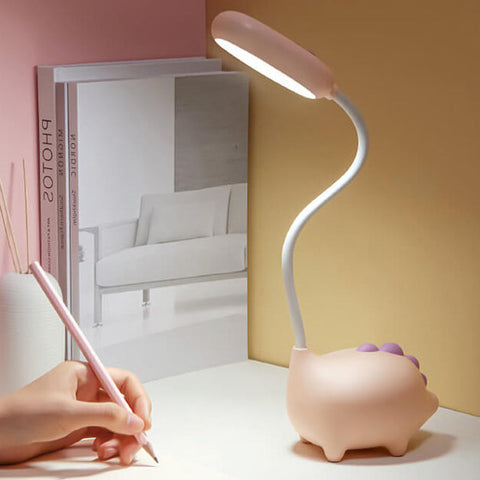 Modern LED Desk Lamp with Flexible Gooseneck for Reading and Study
