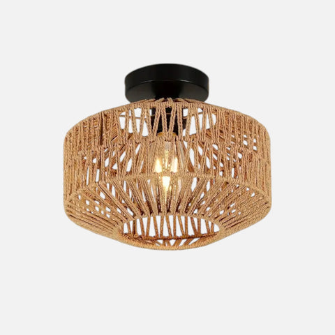 Mini Bohemian Woven Chandelier