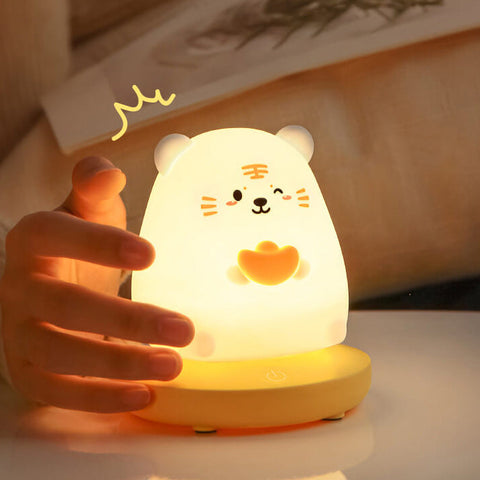 Silicone Animal Night Light with USB Rechargeable LED — product view