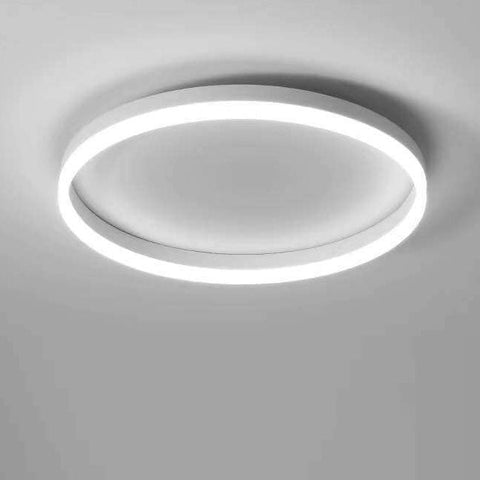Circular LED Flush Mount Ceiling Light with Ring Design