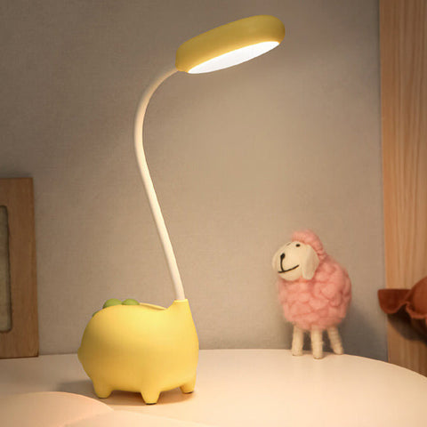Modern LED Desk Lamp with Flexible Gooseneck for Reading and Study