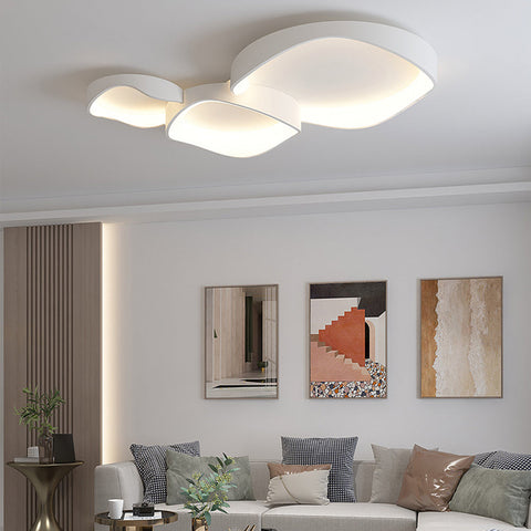 Modern Wave LED Ceiling Light for Living Rooms, Bedrooms, and Dining Areas
