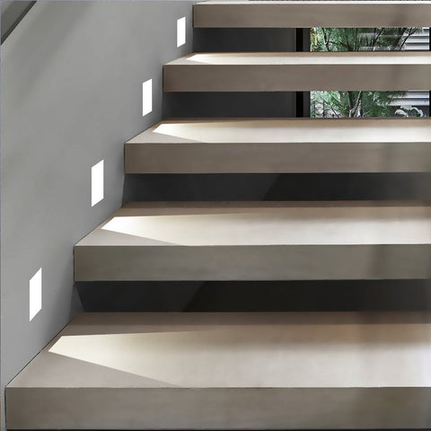 Stainless Steel LED Stair Wall Light with Frameless Modern Design