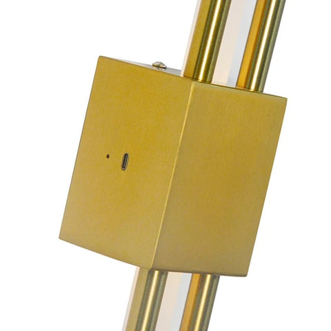 Modern LED Wall Sconce with Staggered Rod Design