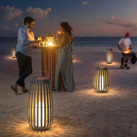 Wood Lantern-Style Light for Patios, Entryways, and Covered Spaces