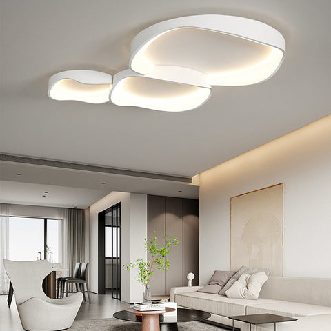 Modern Wave LED Ceiling Light for Living Rooms, Bedrooms, and Dining Areas