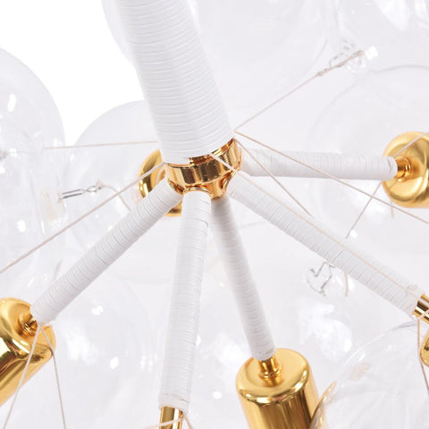 Glass Bubble Chandelier with Clustered Globes