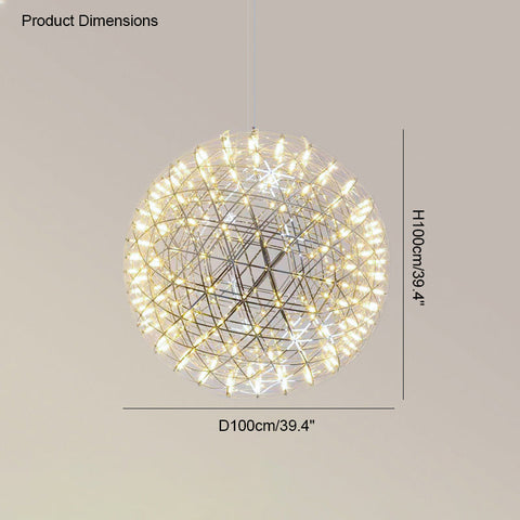 Designer LED Sphere Chandelier