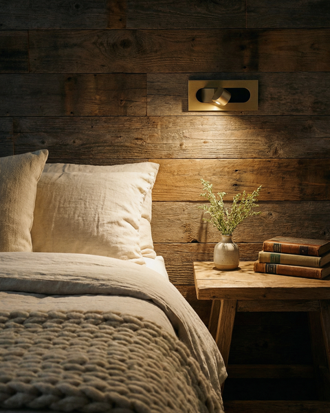 Minimalist Bedroom Wall Light with Focused Ambient Glow