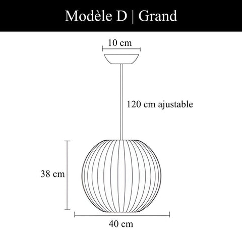 Japandi Silk Pendant Light for Calm Dining Rooms and Living Spaces
