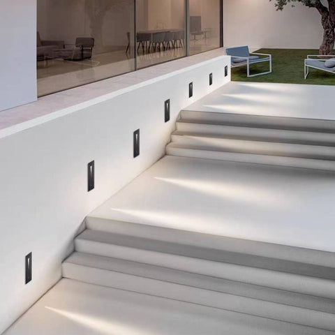 Recessed LED Deck and Step Light for Outdoor Stairs and Pathways