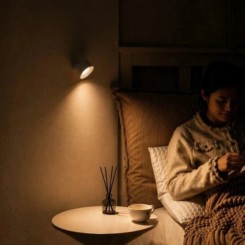 Cordless Magnetic Wall Light with 360-Degree Rotation