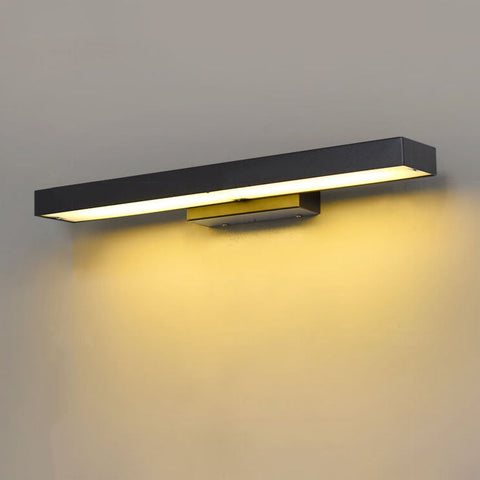 Flat LED Sensor Outdoor Wall Light with Weatherproof Housing