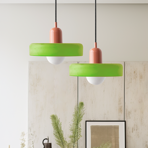 Bauhaus Glass Pendant Light with Adjustable Suspension for Modern Interiors
