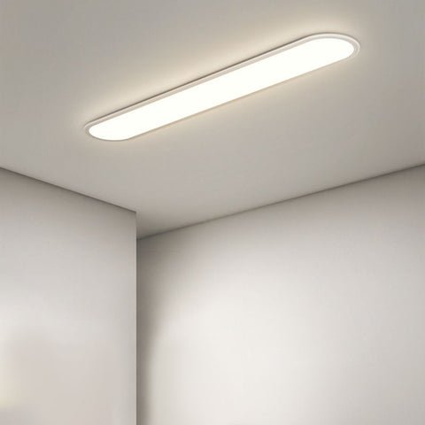 Oval LED Flush Mount Ceiling Light for Bedrooms and Living Rooms