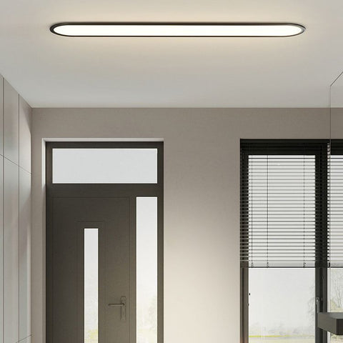 Oval LED Flush Mount Ceiling Light for Bedrooms and Living Rooms