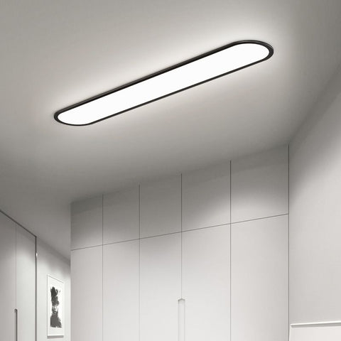 Oval LED Flush Mount Ceiling Light for Bedrooms and Living Rooms