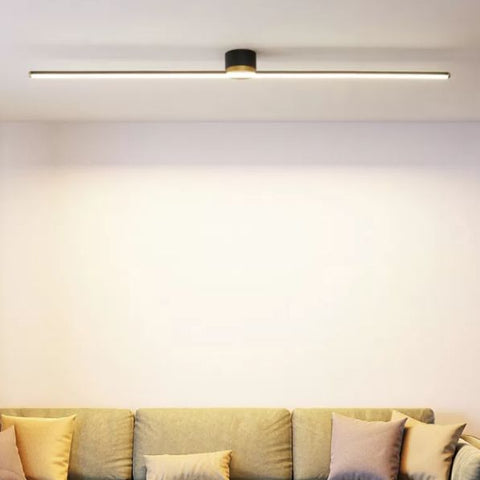 Minimalist Linear LED Ceiling Light for Bedrooms and Living Rooms