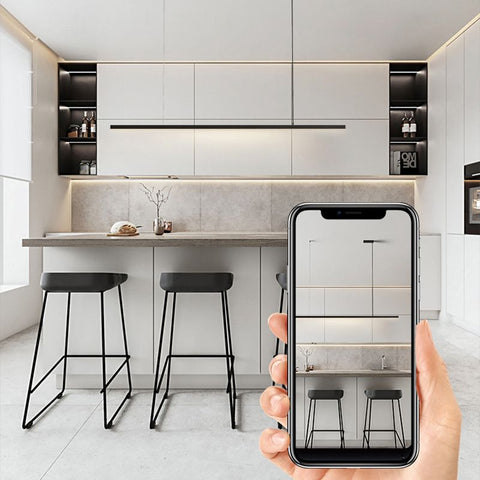 Linear LED Pendant Light for Kitchen Island and Dining Table Lighting