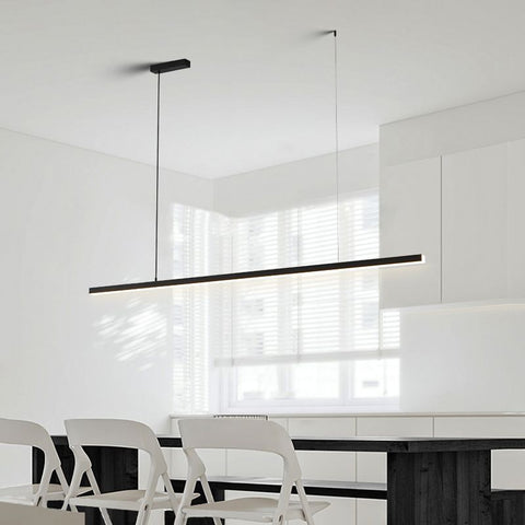 Linear LED Pendant Light for Kitchen Island and Dining Table Lighting