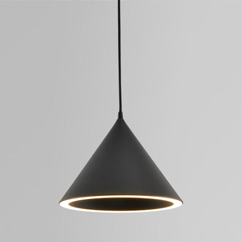 Minimalist Cone LED Pendant Light for Bedrooms and Modern Dining Areas