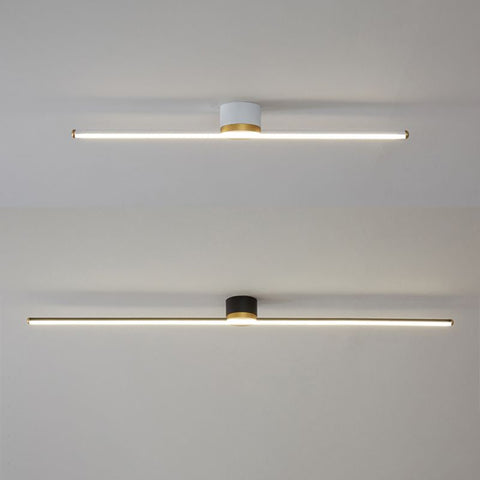 Minimalist Linear LED Ceiling Light for Bedrooms and Living Rooms
