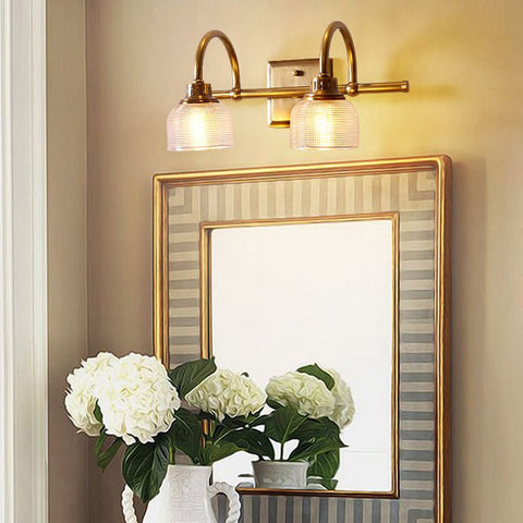 Prismatic Glass Vanity Wall Light for Bathroom and Makeup Lighting