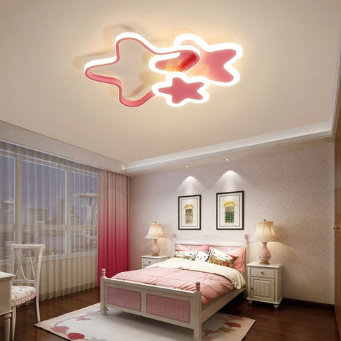Kids' Shape LED Flush Mount Ceiling Light for Bedroom and Playroom