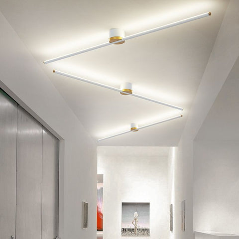 Minimalist Linear LED Ceiling Light for Bedrooms and Living Rooms
