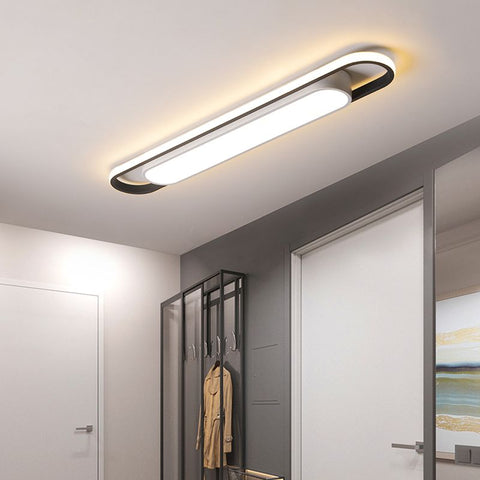 Layered LED Flush Mount Ceiling Light for Bedroom and Living Room