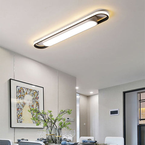 Layered LED Flush Mount Ceiling Light for Bedroom and Living Room