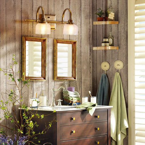 Prismatic Glass Vanity Wall Light for Bathroom and Makeup Lighting
