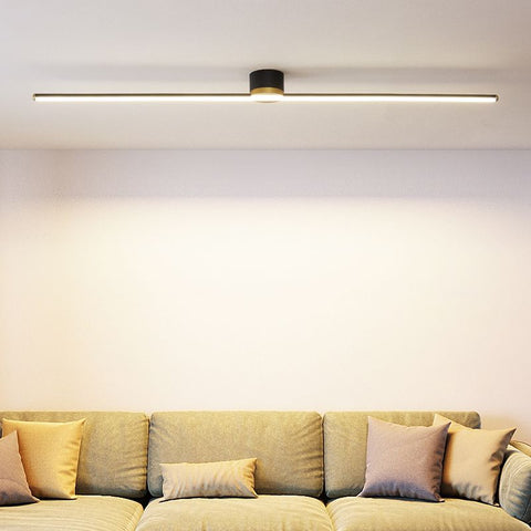 Minimalist Linear LED Ceiling Light for Bedrooms and Living Rooms